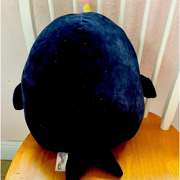 Bufinda the rainbow skeleton narwhal 12” - Picture 2 of 3